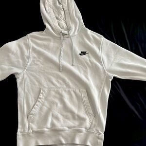Nike Men's White Hoodie